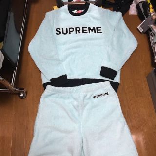 シュプリーム(Supreme)の新品未使用 17ss シュプリーム 上下セット Mサイズ ブルー(スウェット)