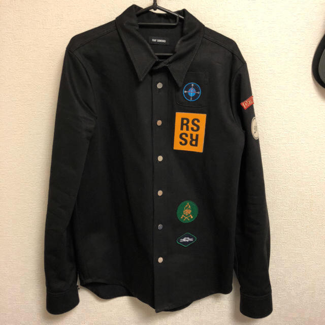 RAF SIMONS(ラフシモンズ)のRAF SIMONS パッチワークデニムジャケット メンズのジャケット/アウター(Gジャン/デニムジャケット)の商品写真