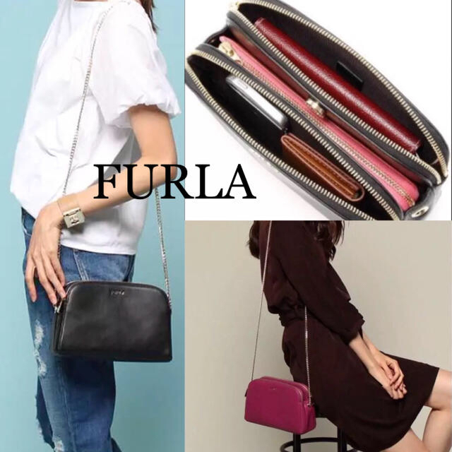 Furla(フルラ)の極美品⭐️FURLA/フルラ CAPRICCIO XL クロスボディ S バック レディースのバッグ(ショルダーバッグ)の商品写真