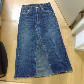 リーバイス(Levi's)のリーバイス リメイクデニムスカート(ロングスカート)