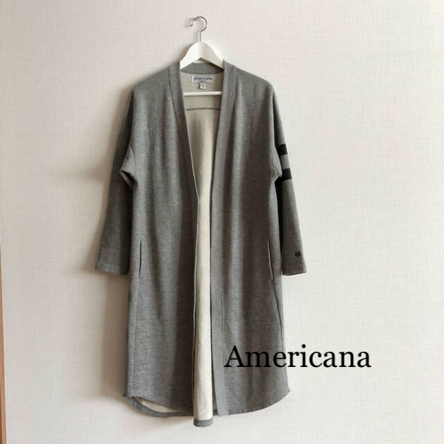 AMERICANA(アメリカーナ)の極美品⭐️Americana／アメリカーナ☆スエットロングカーディガン レディースのトップス(カーディガン)の商品写真