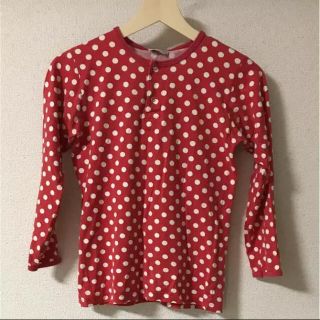 マリメッコ(marimekko)のマリメッコ marrimekko ドット カットソー！(カットソー(長袖/七分))