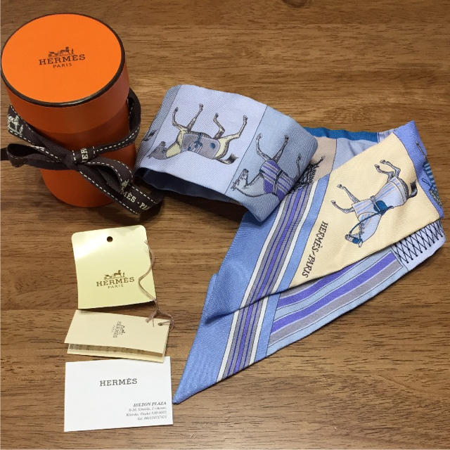 ○100%正規品○ 極美品 エルメス ツイリー レディース