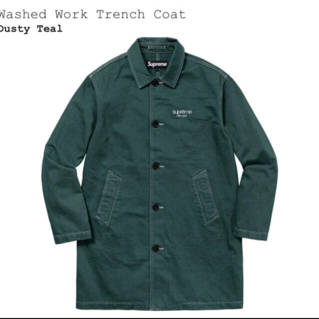 希少 Lサイズ Washed Work Trench Coat