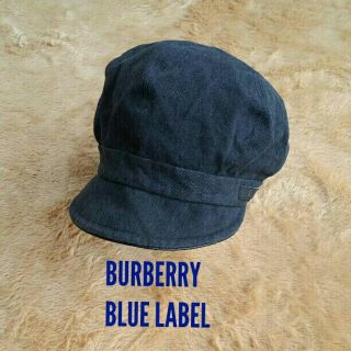 バーバリー(BURBERRY) キャスケット(レディース)(ブルー・ネイビー バーバリー(BURBERRY) キャスケット(レディース)(ブルー・ネイビー