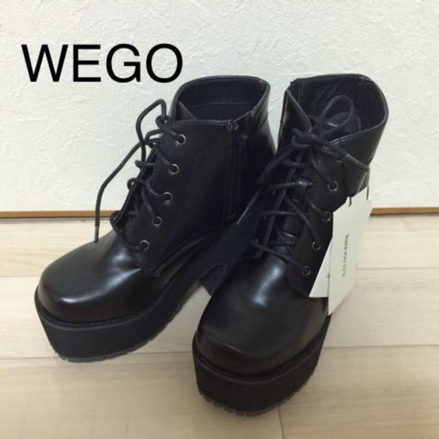 WEGO(ウィゴー)のWEGO 厚底ヒールブーツ レディースの靴/シューズ(ブーツ)の商品写真