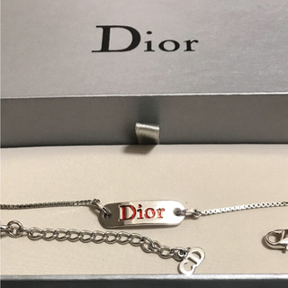 クリスチャンディオール(Christian Dior)のDior ブレスレット シルバーレッド(ブレスレット/バングル)