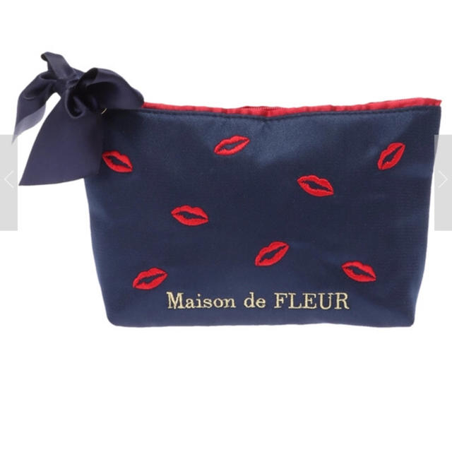 Maison de FLEUR(メゾンドフルール)のメゾンドフルール リップ柄 ポーチ レディースのファッション小物(ポーチ)の商品写真
