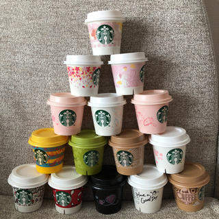 スターバックスコーヒー(Starbucks Coffee)のスタバ プリンカップ 15個セット 蓋あり(容器)