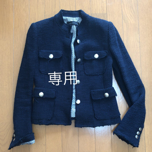 ZARA(ザラ)の専用 ZALA  コットンツィードジャケット レディースのジャケット/アウター(ノーカラージャケット)の商品写真