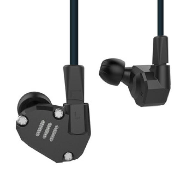 【新品・送料無料】KZ ZS6 ハイブリッドイヤホン 2BA+2DD マイク付