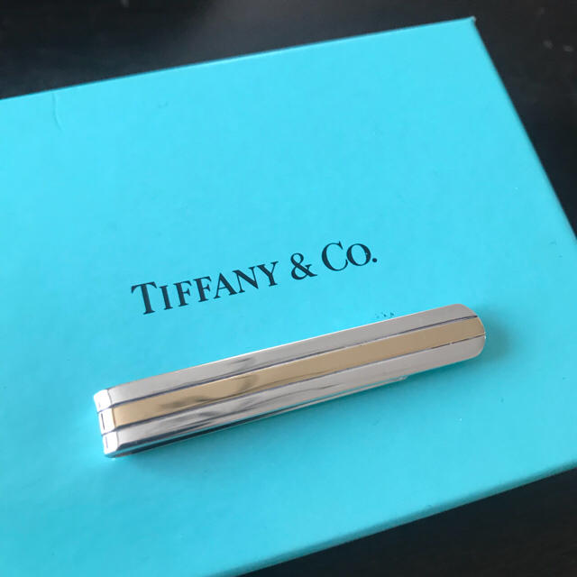 Tiffany & Co.(ティファニー)のティファニー 18kゴールド 925シルバー ネクタイピン  タイピン タイバー メンズのファッション小物(ネクタイピン)の商品写真