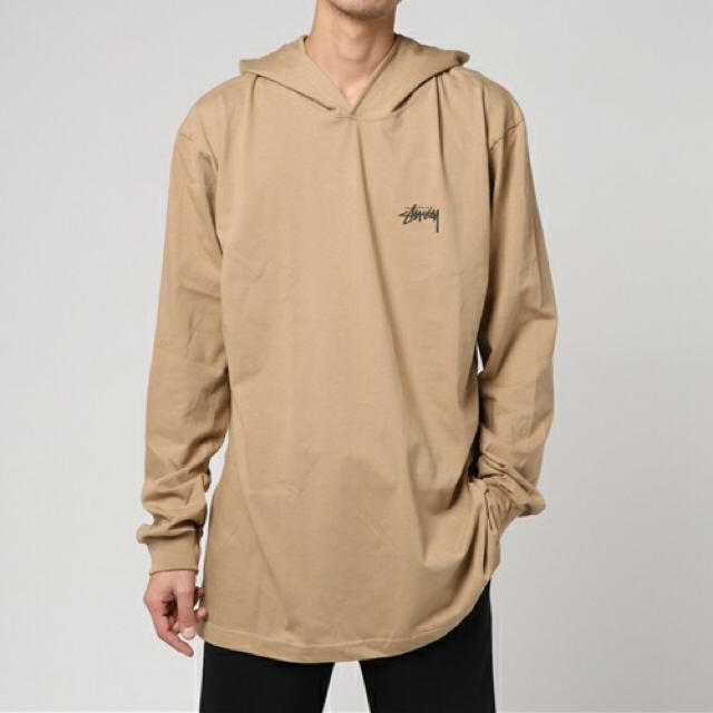 STUSSY(ステューシー)の美品☆ステューシー☆OriginalStockLSHoodTee☆サイズＸＬ メンズのトップス(パーカー)の商品写真