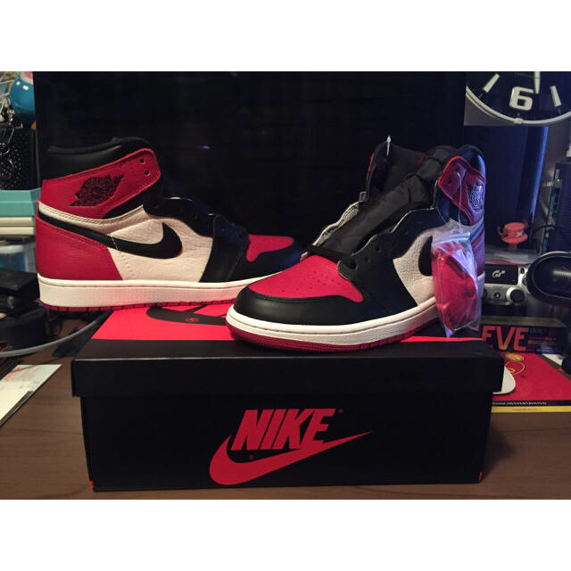 人気の贈り物が大集合 JORDAN AIR - NIKE 1 toe bred OG High RETRO