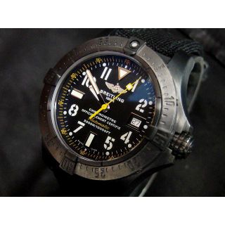 ブライトリング(BREITLING)の超美品 ブライトリング アベンジャー シーウルフ ブラックスチール 45mm 3(腕時計(アナログ))