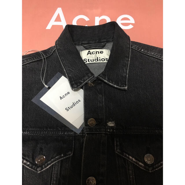 acne studios デニムジャケット ブラック 黒 | フリマアプリ ラクマ