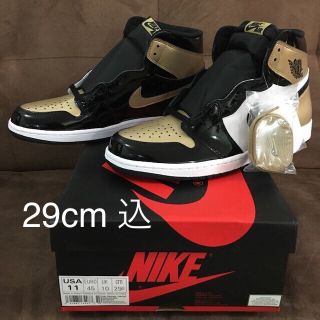 ナイキ(NIKE)の込 US11 NIKE AIR JORDAN 1 GOLD TOE(スニーカー)