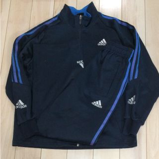 アディダス(adidas)の2着セット   adidas 150 ジャージセット ダメージなし(その他)