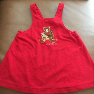 ミキハウス(mikihouse)のミキハウス ジャンパースカート 90size(ワンピース)