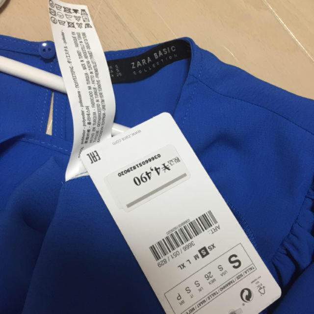 ZARA(ザラ)のザラ シフォンブラウス レディースのトップス(シャツ/ブラウス(長袖/七分))の商品写真