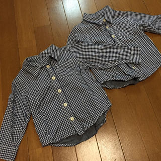 ニシマツヤ(西松屋)のシャツセット95cm(ブラウス)