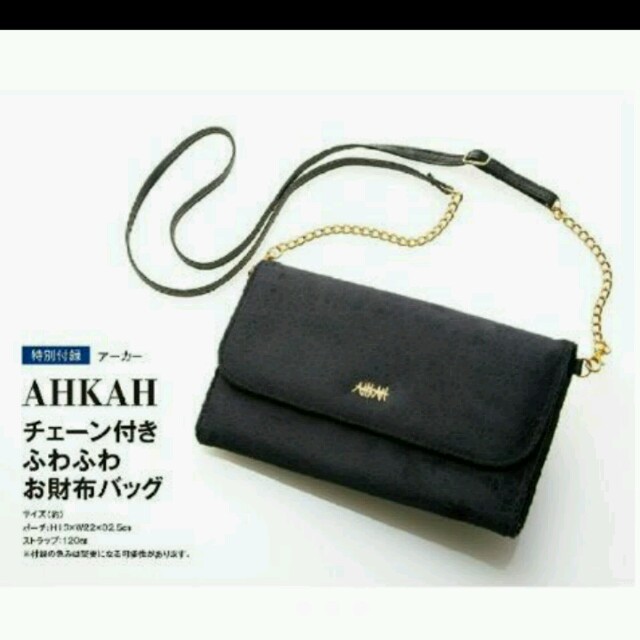 AHKAH(アーカー)のオトナミューズ付録 AHKAH お財布BAG エンタメ/ホビーの雑誌(ファッション)の商品写真