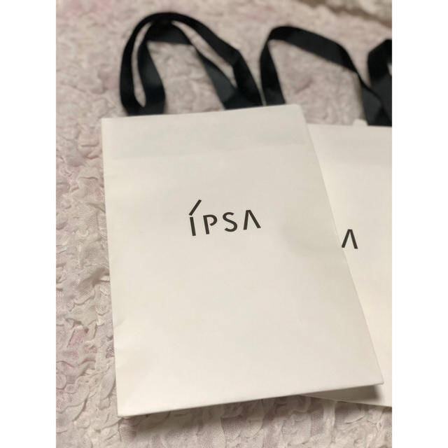 IPSA(イプサ)のイプサ IPSA 紙袋 3個セット 小  ショッパー ショップ袋 レディースのバッグ(ショップ袋)の商品写真