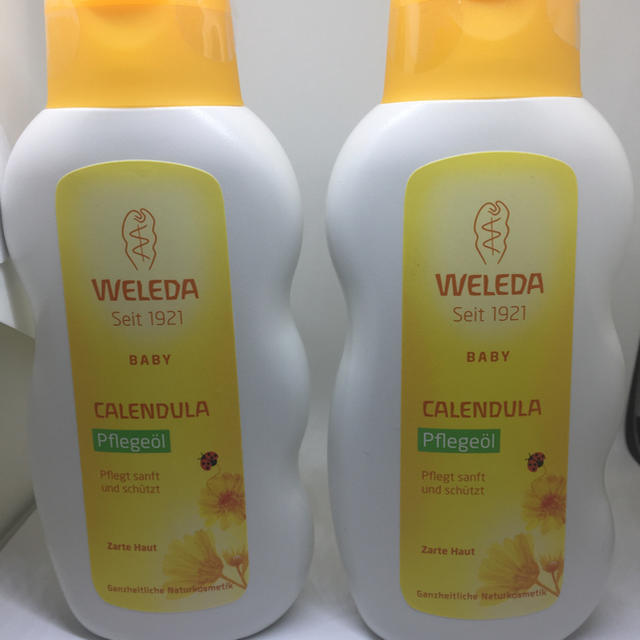 WELEDA(ヴェレダ)のヴェレダ カレンドラ ベビーオイル  200ml  2個セット コスメ/美容のボディケア(ボディオイル)の商品写真