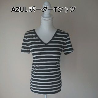 アズールバイマウジー(AZUL by moussy)のアズール/ボーダーTシャツ(Tシャツ(半袖/袖なし))