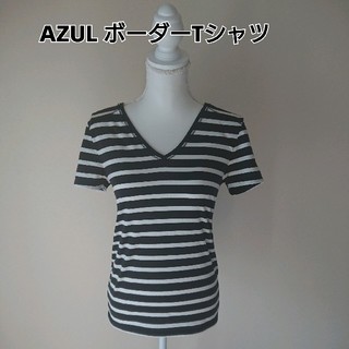 アズールバイマウジー(AZUL by moussy)のアズール/ボーダーTシャツ(Tシャツ(半袖/袖なし))