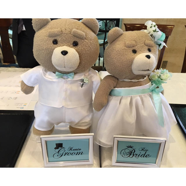 テッド 結婚式 ウェルカムベア ハンドメイドのウェディング(その他)の商品写真