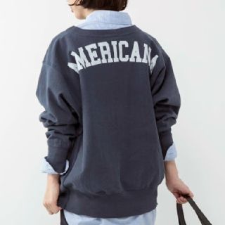 ドゥーズィエムクラス(DEUXIEME CLASSE)の新品 ドゥーズィエムクラス AMERICANA BIG SLEEVE SWEAT(トレーナー/スウェット)