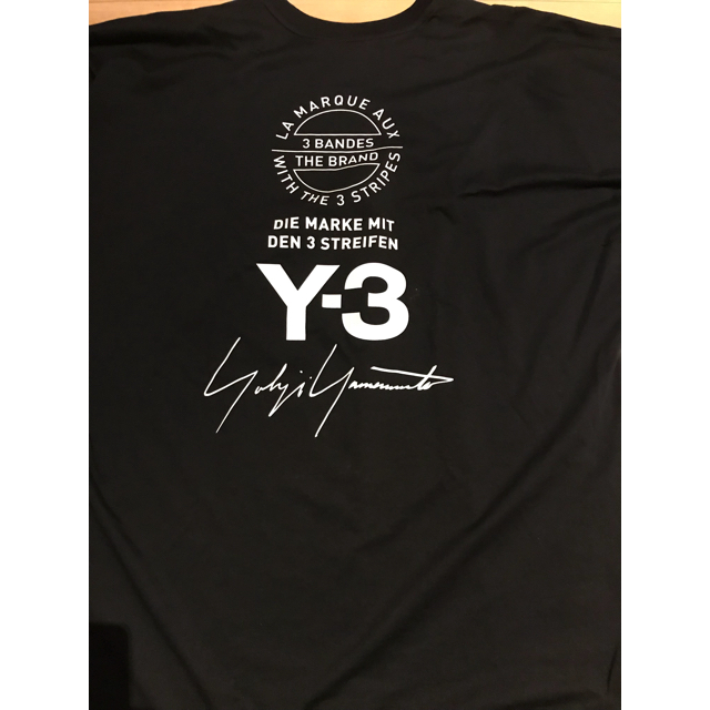 Y-3(ワイスリー)のY-3 Tシャツ 18ss ブラック Mサイズ メンズのトップス(Tシャツ/カットソー(半袖/袖なし))の商品写真
