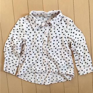 エイチアンドエム(H&M)のH&M ハート柄シャツ(ブラウス)