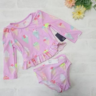 ベビーギャップ(babyGAP)のbabyGAP☆ベビーギャップ ラッシュガード スイムウエア 水着 90 新品(水着)