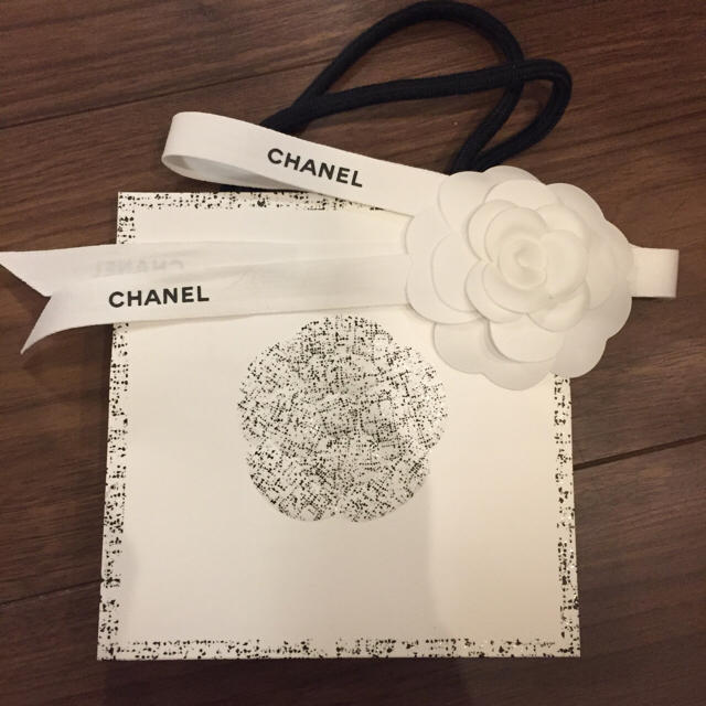 CHANEL(シャネル)のシャネル銀座店 ショッパー リボン カメリア レディースのバッグ(ショップ袋)の商品写真