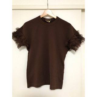 コムデギャルソン(COMME des GARCONS)のみかん様専用）コムデギャルソン レンガ色カットソー(カットソー(半袖/袖なし))