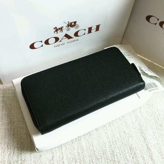 COACH(コーチ)のCOACH長財布 コーチ正規品 F87107 ブラック キース・ヘリング メンズ メンズのファッション小物(長財布)の商品写真