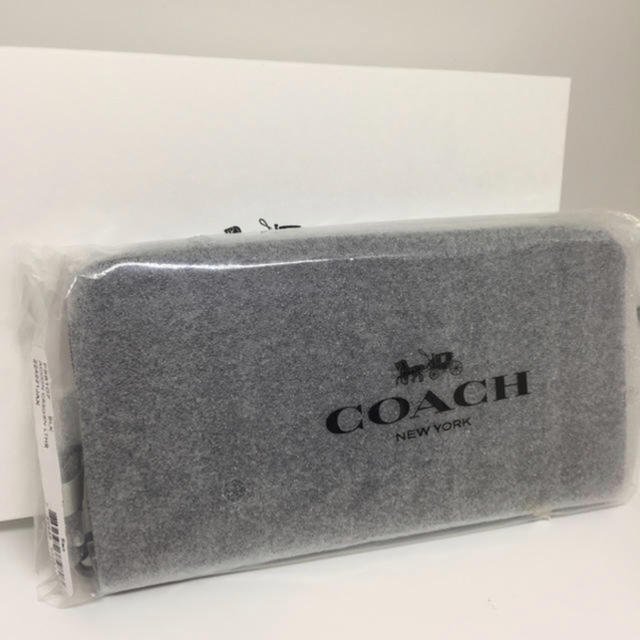 COACH(コーチ)のCOACH コーチ メンズ 長財布 ブラック 黒 ラウンドファスナー 財布 メンズのファッション小物(長財布)の商品写真