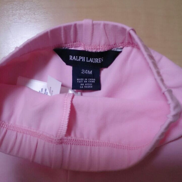 Ralph Lauren(ラルフローレン)の♪新品♪ラルフローレン ピンクスパッツ 24Ｍ 90 キッズ/ベビー/マタニティのベビー服(~85cm)(パンツ)の商品写真