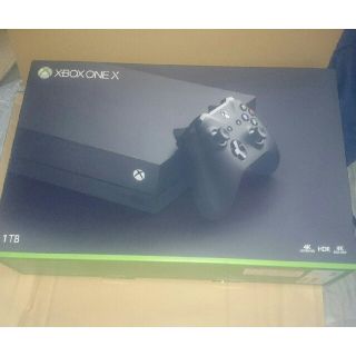 エックスボックス(Xbox)のXBOX ONE X 中古 美品 (家庭用ゲーム機本体)