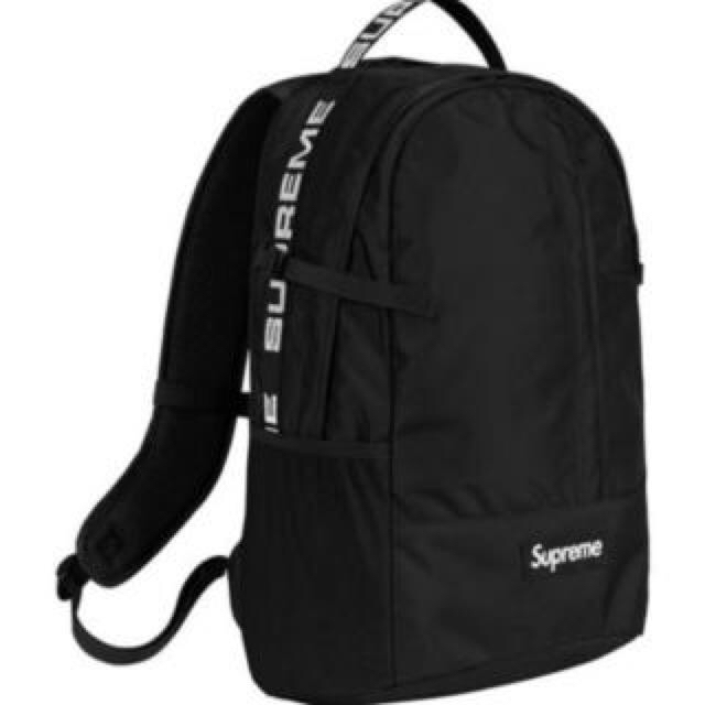 Supreme 2018 S/S  backpack Black