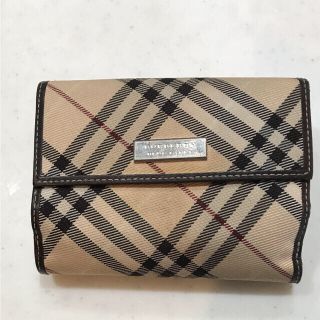 バーバリーブルーレーベル(BURBERRY BLUE LABEL)のBurberry blue label 財布 折りたたみ(財布)