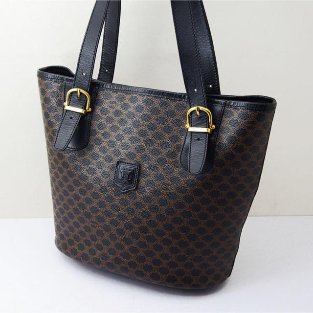 オールドセリーヌ CELINE マカダム トートバッグ-