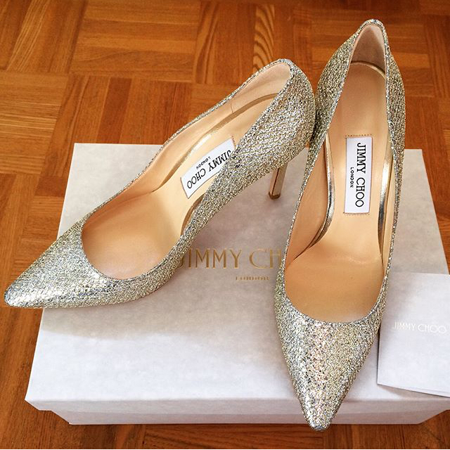 美品♡ジミーチュウ ウェディングシューズjimmychoo ROMY100