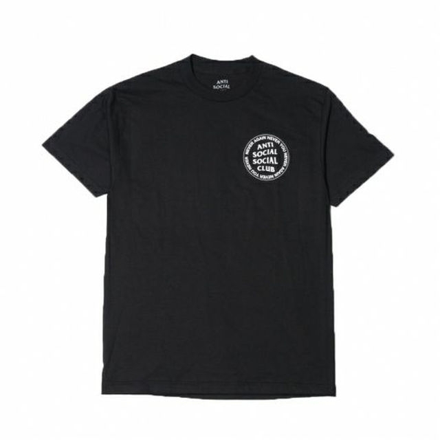 anti social social club circle logo tee