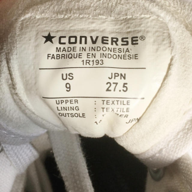 CONVERSE(コンバース)のconverse コンバース ジャックパーセル キャンバススニーカー メンズの靴/シューズ(スニーカー)の商品写真