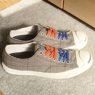 コンバース(CONVERSE)のconverse ジャックパーセル グレンチェック(スニーカー)