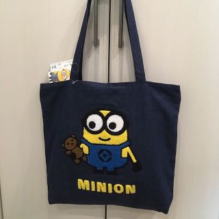 ミニオン(ミニオン)の新品 ミニオン さがら刺繍 デニムトートバッグ(トートバッグ)