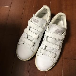 アディダス(adidas)のアディダス adidas スタンスミス ベルクロ グレー 23(スニーカー)